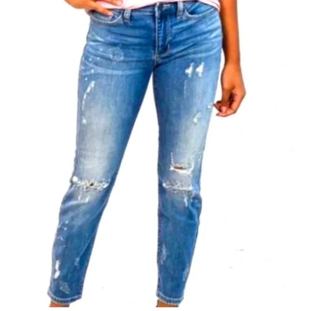 Womens Judy Blue Shredding Up My Life Relaxed Distressed Jeans